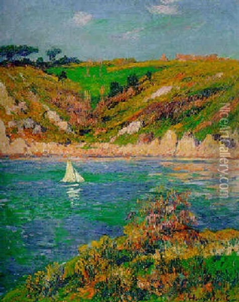 Voilier En Bretagne Oil Painting - Henry Moret