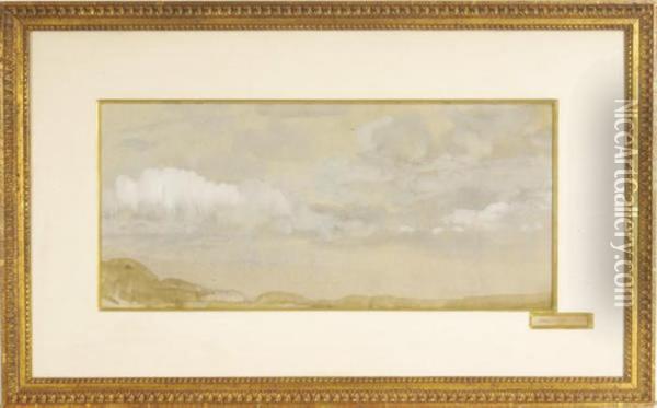 Cloud Formation Oil Painting - Arthur Bowen Davies