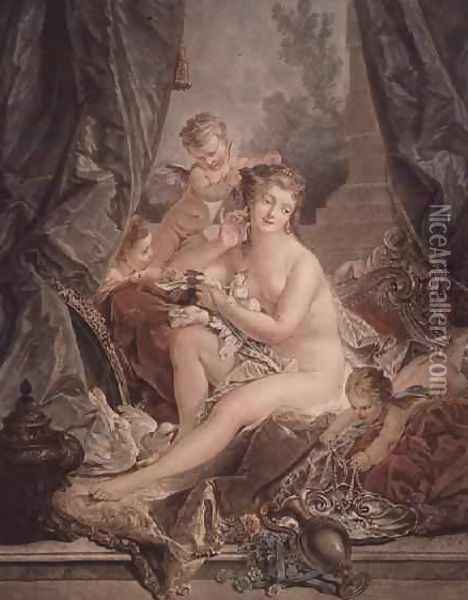 The Toilet of Venus Oil Painting - Jean-Francois Janinet