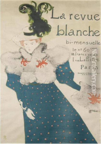 La Revue Blanche (wittrock Posters 16) Oil Painting - Henri De Toulouse-Lautrec