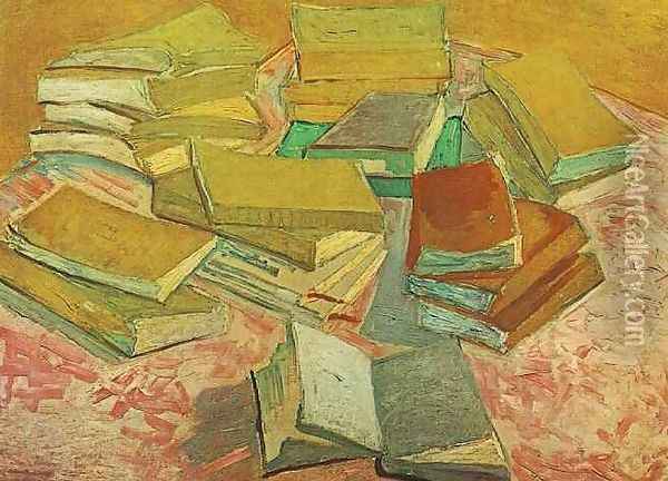 French Novels Oil Painting - Vincent Van Gogh