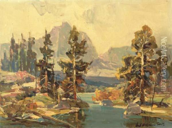 Sierra Stream Oil Painting - Jack Wilkinson Smith