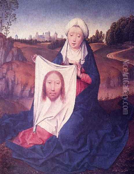St Veronica Oil Painting - Hans Memling