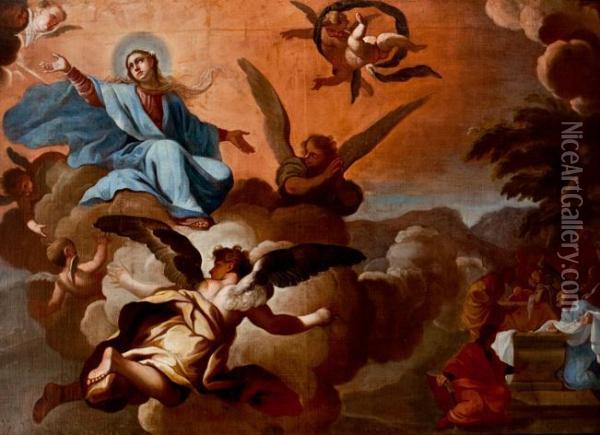 Asuncion De La Virgen Oil Painting - Carlo Maratta or Maratti