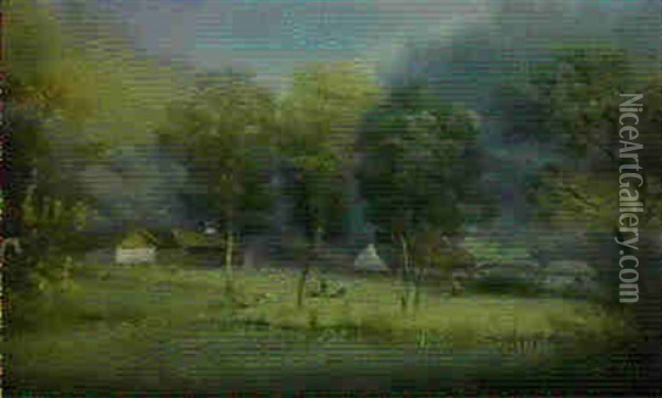 Paesaggio Del Caucaso Oil Painting - Carlo Bossoli