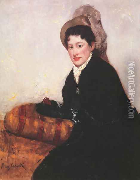 Portrait of a Woman Dressed for Matinee Oil Painting - Mary Cassatt