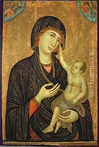 Crevole Madonna Oil Painting - Buoninsegna Duccio di