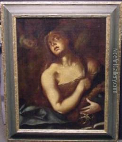 Penitent Magdalene Oil Painting - Valerio Castello
