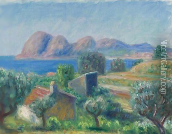 The Bay, La Ciotat Oil Painting - William Glackens