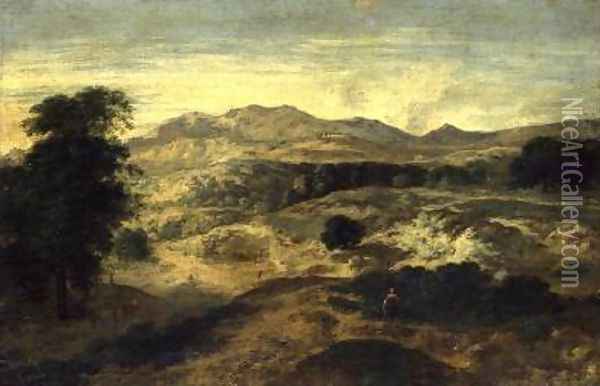 Landscape Oil Painting - Jean Francois I Millet