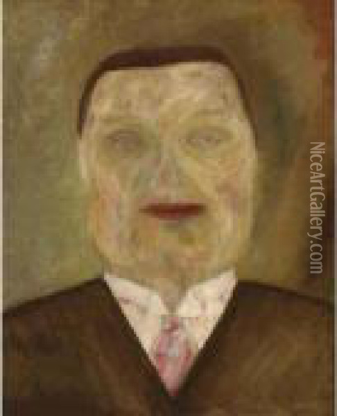 Portret Van Mr. P.j. Somer Oil Painting - Erich Wichman