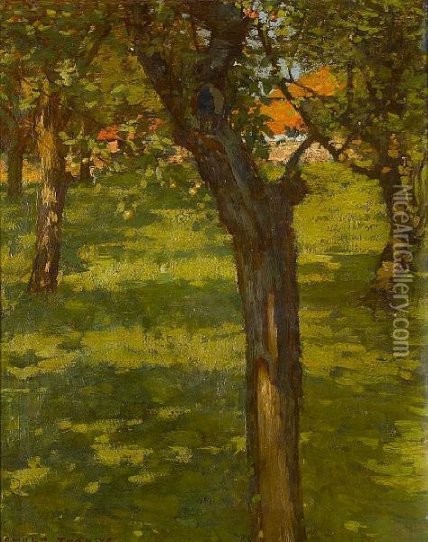 Orchard Study Oil Painting - Henry Herbert La Thangue