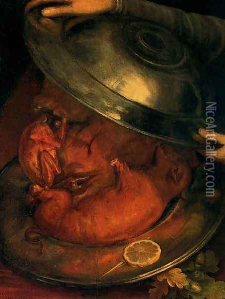 The Cook 3 Oil Painting - Giuseppe Arcimboldo