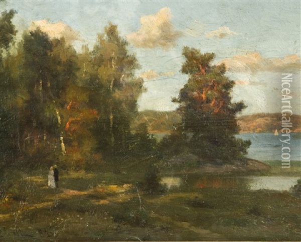 Landscape Oil Painting - Fredrik Ahlstedt
