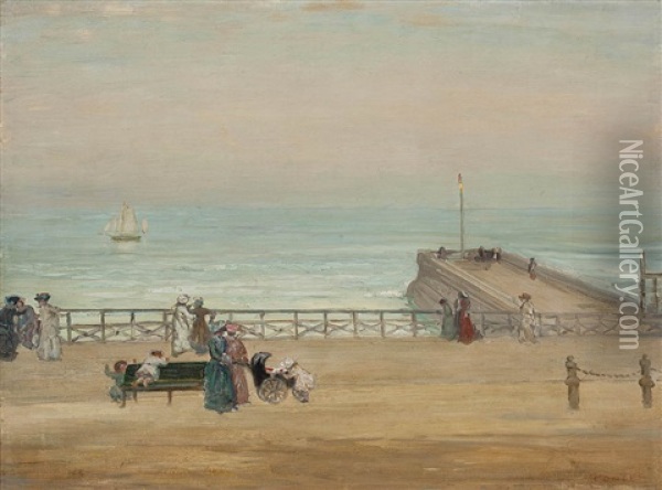 Brighton Oil Painting - Charles Conder