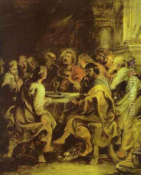The Last Supper 2 Oil Painting - Peter Paul Rubens