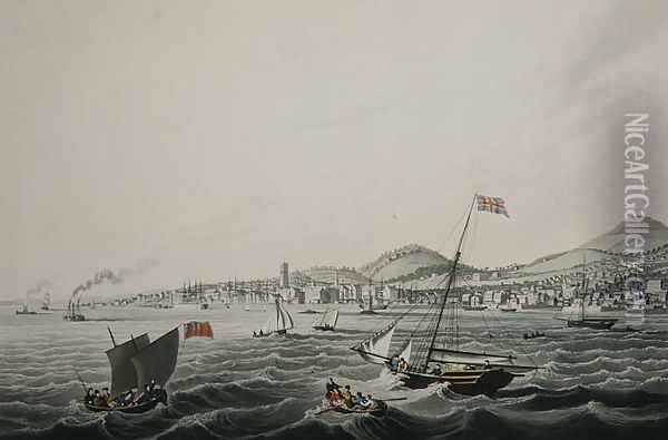 The Town of Dundee, 1824 Oil Painting - John Heaviside Clark