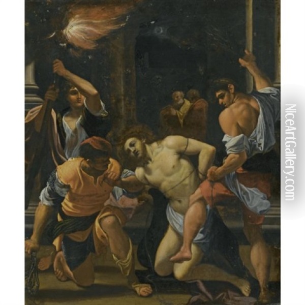 The Flagellation Of Christ Oil Painting - Ludovico Carracci
