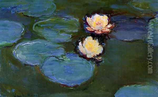 Water Lilies8 Oil Painting - Claude Oscar Monet