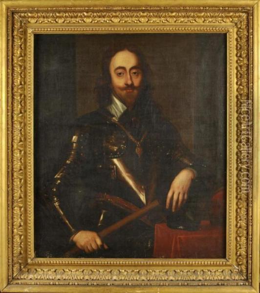 Portrait Of King Charles I Oil Painting - Sir Anthony Van Dyck