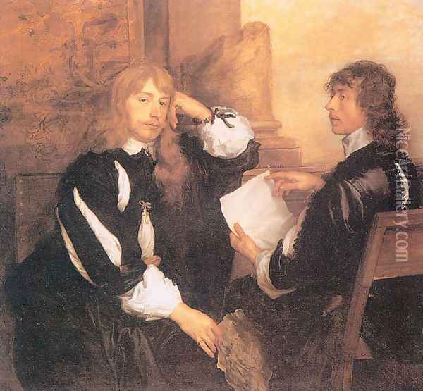 Thomas Killigrew and William, Lord Crofts Oil Painting - Sir Anthony Van Dyck