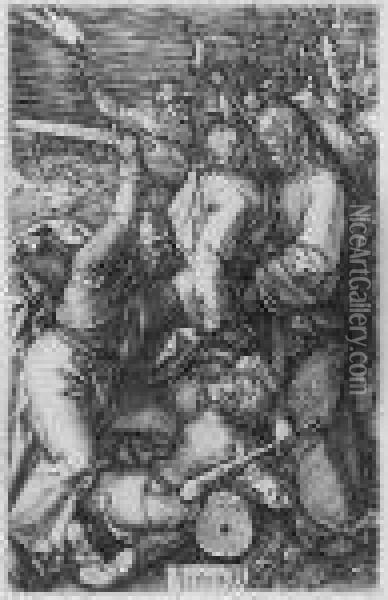 The Betrayal Of Christ (b., Meder, Holl. 5) Oil Painting - Albrecht Durer