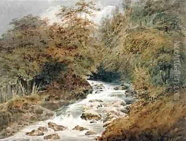 A Mountain Stream Oil Painting - Francois Louis Thomas Francia