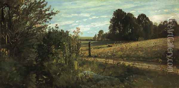 Country Lane Oil Painting - William Trost Richards