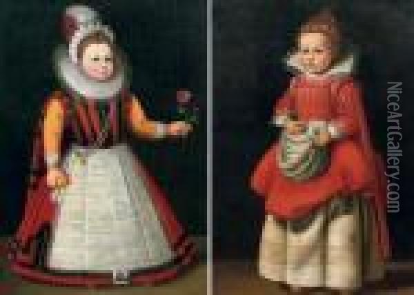 Portrait Of Magdalena De Vos Oil Painting - Cornelis De Vos