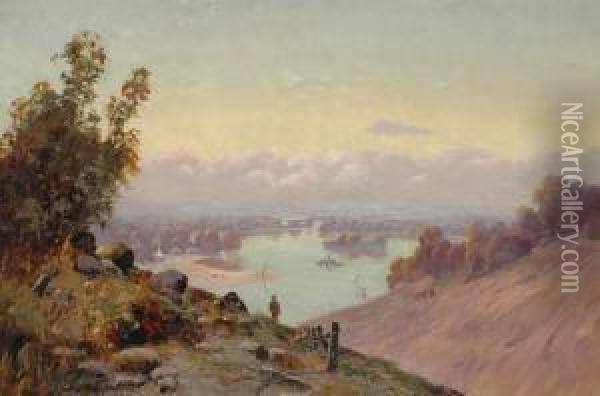 The Mighty River Oil Painting - Ernest William Christmas