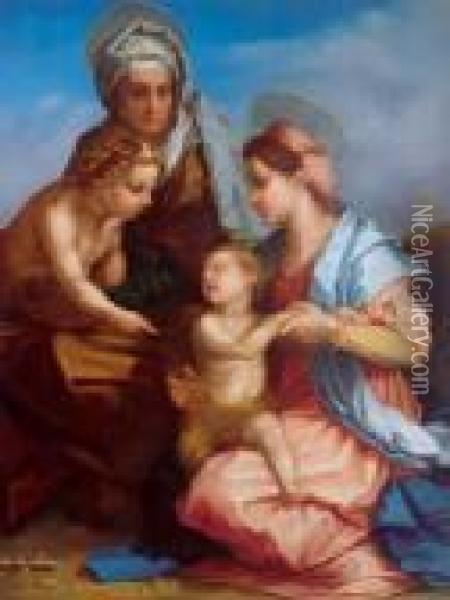 Madonna Con Il Bambino Oil Painting - Andrea Del Sarto