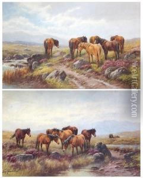 Lydford, Dartmoor, Devon Oil Painting - Thomas, Tom Rowden