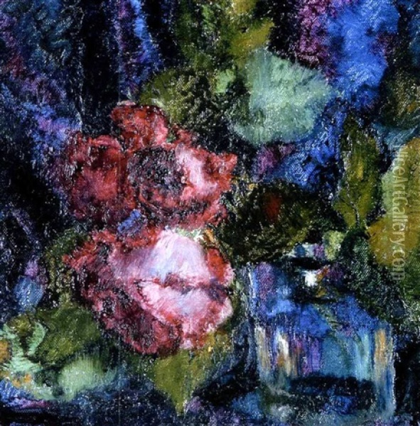 Rosen Ii Oil Painting - Augusto Giacometti