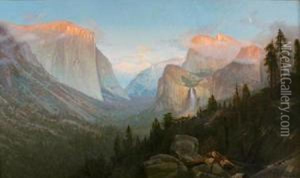 Yosemite Valley Oil Painting - Charles Robinson