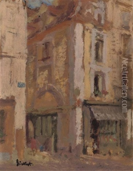 A Street Corner, Dieppe Oil Painting - Walter Sickert