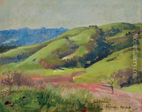 Pejzaz Z Kalifornii Oil Painting - Wojciech Von Kossak