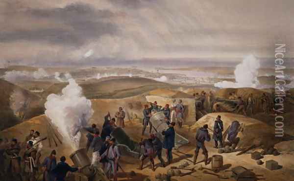 Commissariat Difficulties, plate from The Seat of War in the East, pub. by Paul and Dominic Colnaghi and Co., 1856 Oil Painting - William Simpson