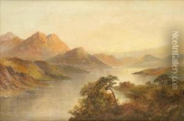 Loch Lomond,loch Katrine Oil Painting - Frank E. Jamieson