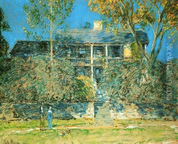 The Holly Farm Oil Painting - Frederick Childe Hassam