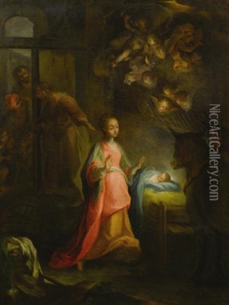 The Nativity Scene Oil Painting - Federico Barocci