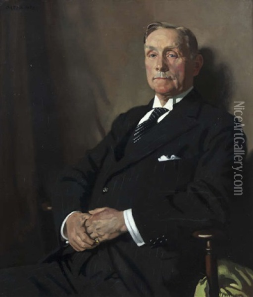 Portrait Of Sir Robert Williams Oil Painting - Sir William Orpen