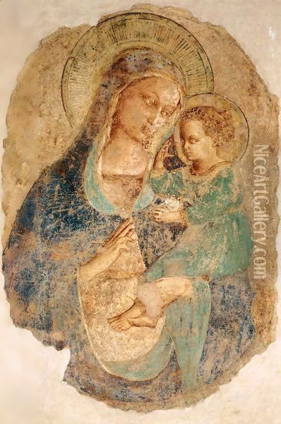 Madonna and Child 3 Oil Painting - Angelico Fra