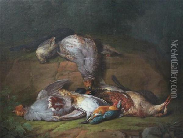 Still Life Of Dead Game Oil Painting - Jan Fyt
