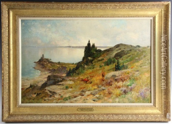 New England Coast Oil Painting - George Henry Smillie