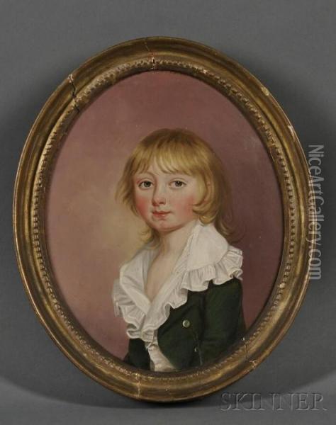 Portrait Of A Young Boy Oil Painting - Jean Baptiste Greuze