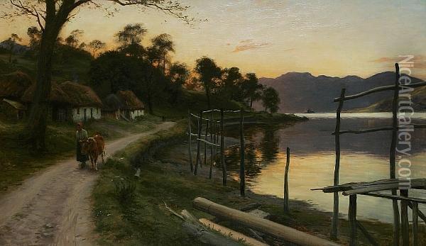 The Way Home Oil Painting - Joseph Farquharson