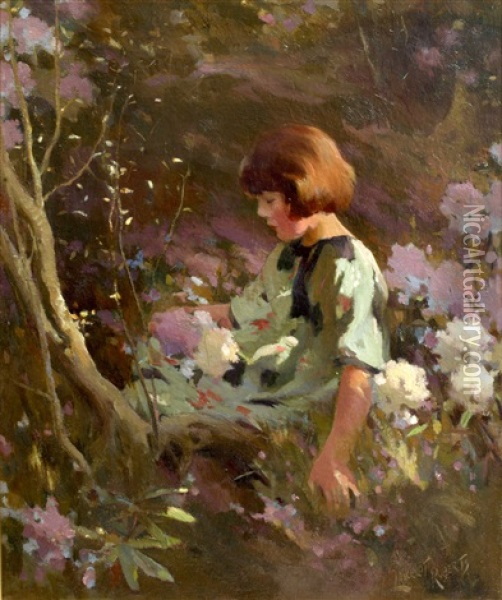Bloom Oil Painting - Lancelot Roberts
