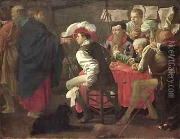 The Calling of St. Matthew Oil Painting - Hendrick Ter Brugghen