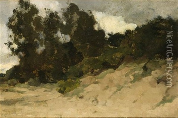 A Landscape Oil Painting - Willem Wenckebach
