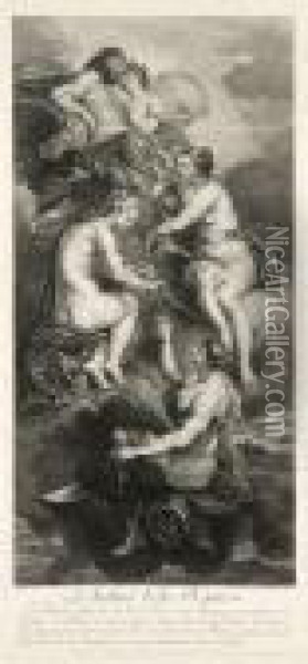 La Vie De Marie De Medicis Oil Painting - Peter Paul Rubens